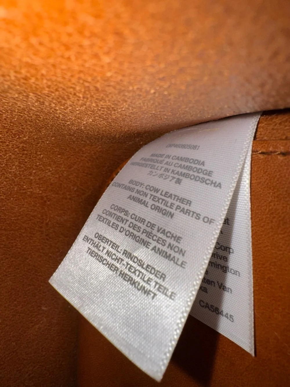 Madewell the Sydney amber brown crossbody leather bag - Picture 8 of 8